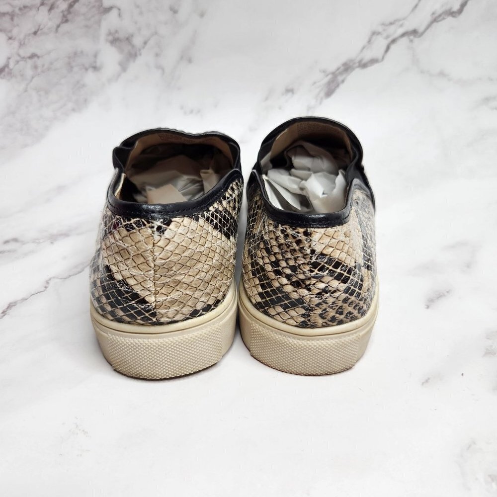 Steve Madden Eros Studded Snakeskin Python Sneake… - image 5